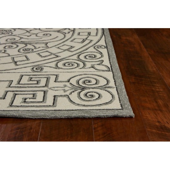 Harbor Ivory/Grey Irongate 2' x 3' Rug