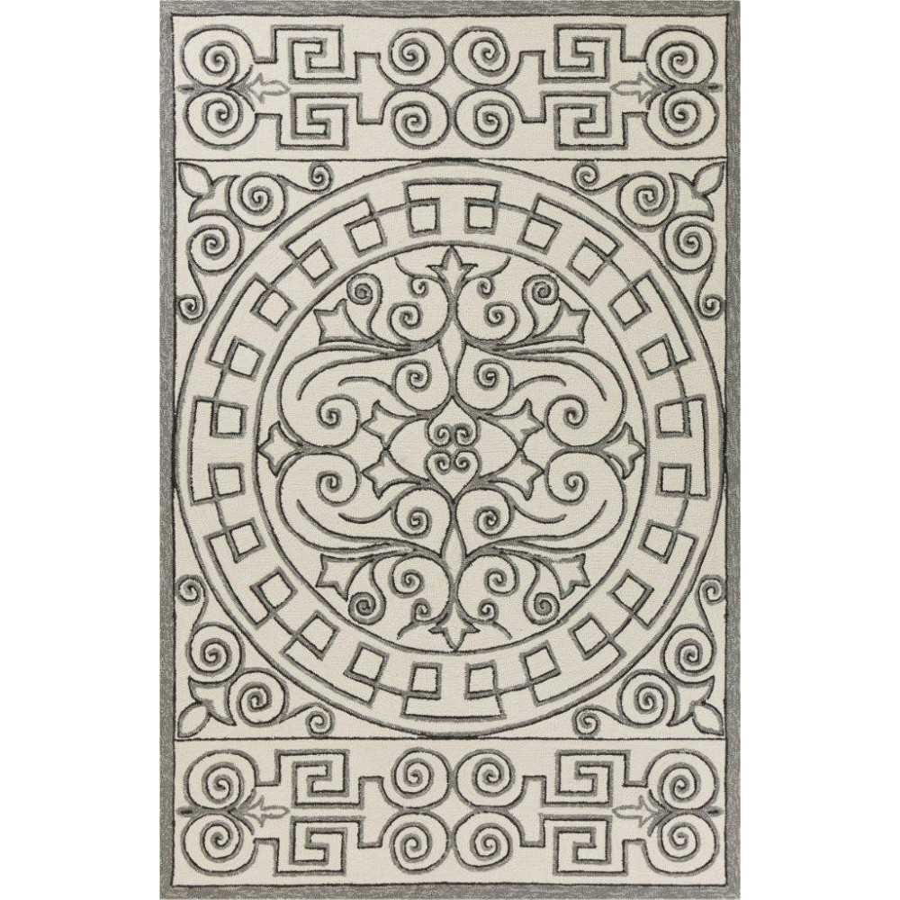 Harbor Ivory/Grey Irongate 5' x 7'6" Rug