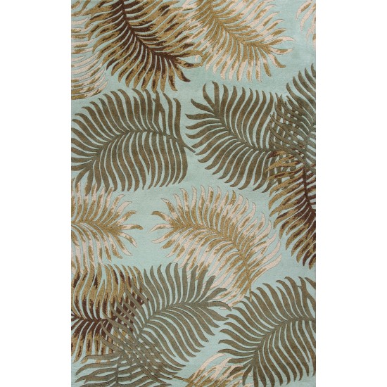 Havana Aqua Fern View 30" X 50" Rug