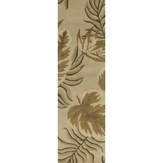 Havana Sand Fauna 2'3" x 8' Runner Rug