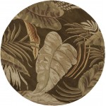 Havana Mocha Rainforest 7'6" Round Rug