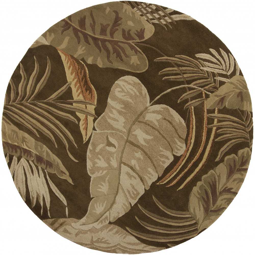 Havana Mocha Rainforest 7'6" Round Rug Havana Mocha Rainforest 7'6" Round Rug