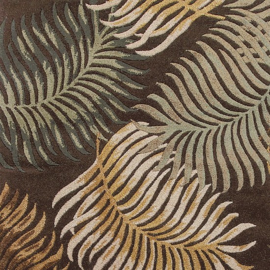 Havana Espresso Fern View 2'3" x 8' Runner Rug