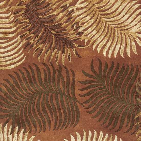 Havana Rust Fern View 2'3" x 8' Runner Rug