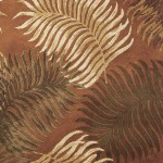 Havana Rust Fern View 7'6" Round Rug