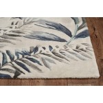 Havana Grey/Blue Tropics 2'3" x 8' Runner Rug