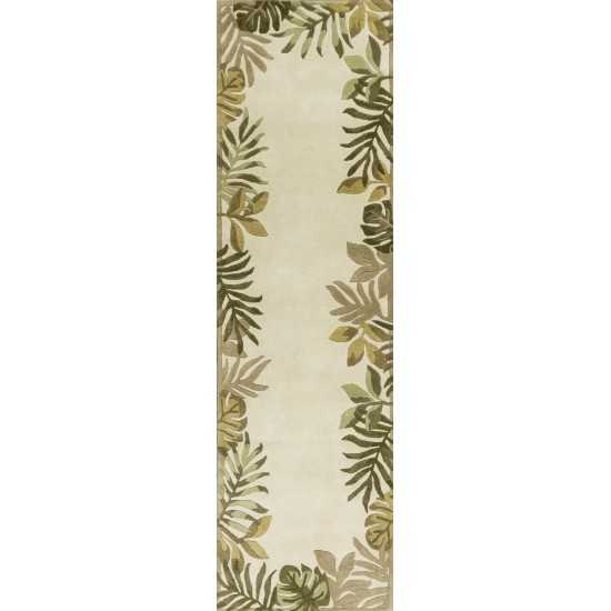 Havana Ivory Paradise 2'3" x 8' Runner Rug