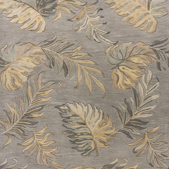 Havana Grey Palms 2'3" x 8' Runner Rug