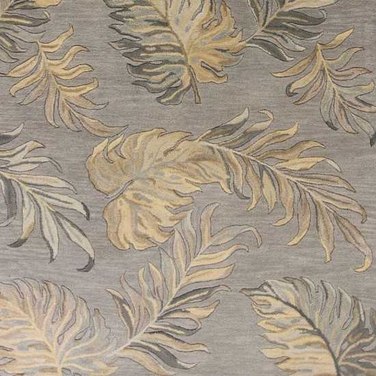 Havana Grey Palms 2'3" x 8' Runner Rug