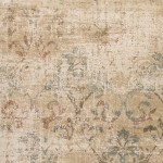 Heritage Champagne Damask 2'2" x 7'11" Runner Rug