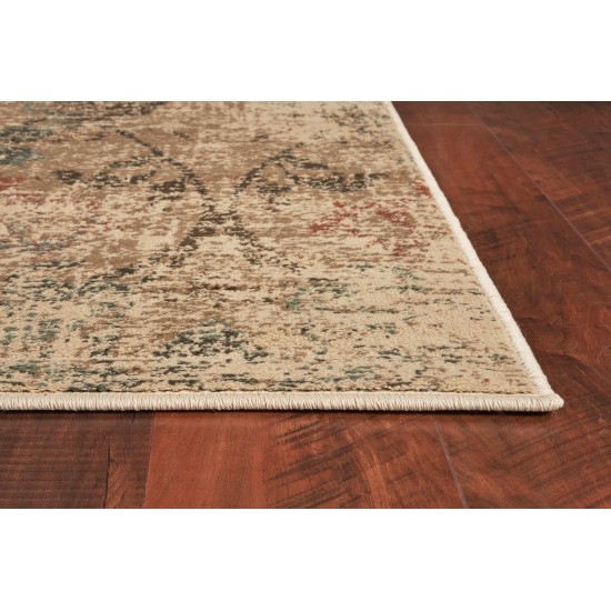 Heritage Champagne Damask 3'3" x 4'11" Rug