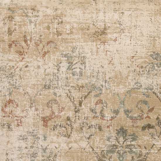 Heritage Champagne Damask 5'3" x 7'8" Rug