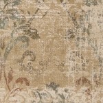 Heritage Champagne Damask 7'7" Round Rug