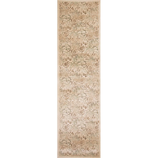 Heritage Ivory Florence 2'2" x 7'11" Runner Rug