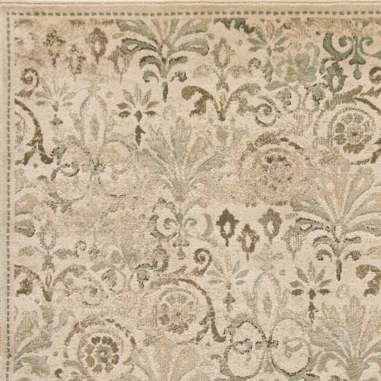 Heritage Ivory Florence 2'2" x 7'11" Runner Rug