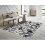 Heritage Blue/Grey Scope 3'3" x 4'11" Rug