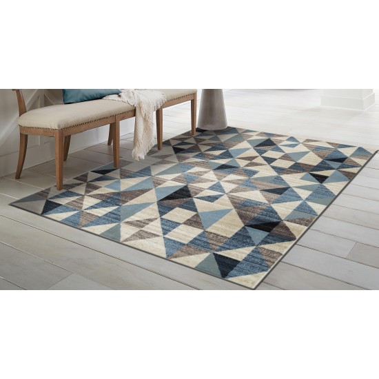 Heritage Blue/Grey Scope 3'3" x 4'11" Rug