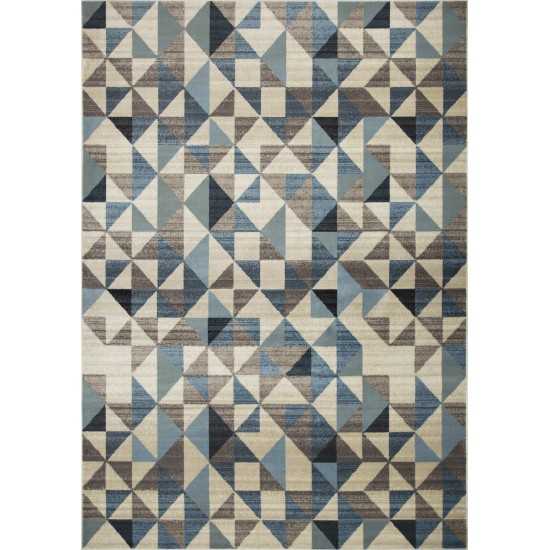 Heritage Blue/Grey Scope 5'3" x 7'8" Rug