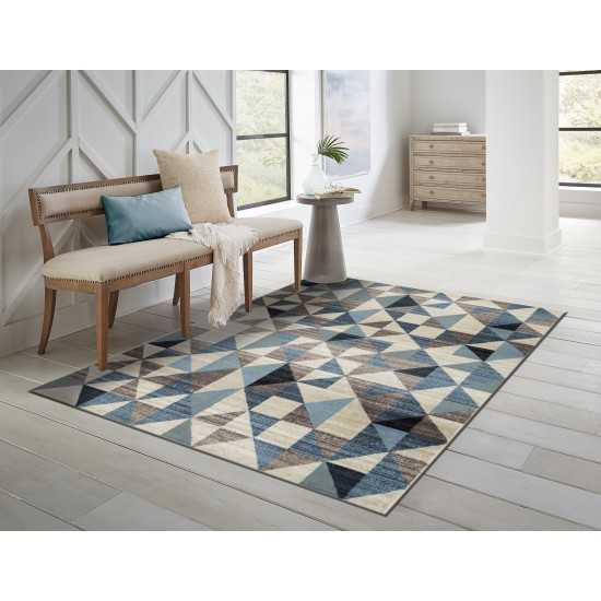 Heritage Blue/Grey Scope 7'7" x10'10" Rug