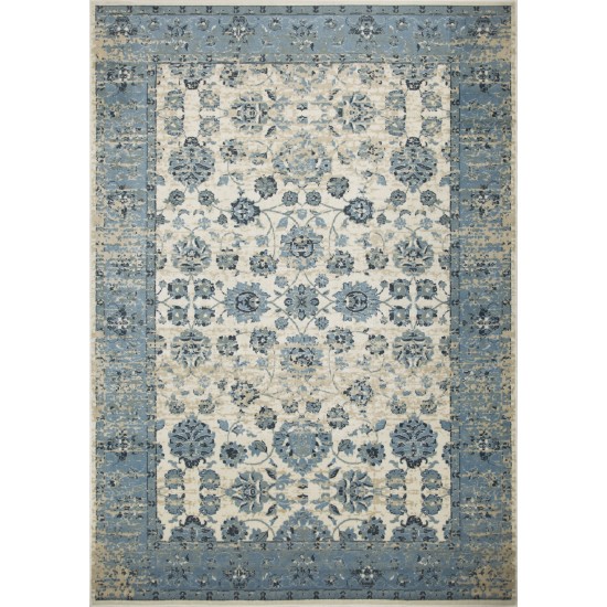 Heritage Ivory/Blue Elegance 3'3" x 4'11" Rug