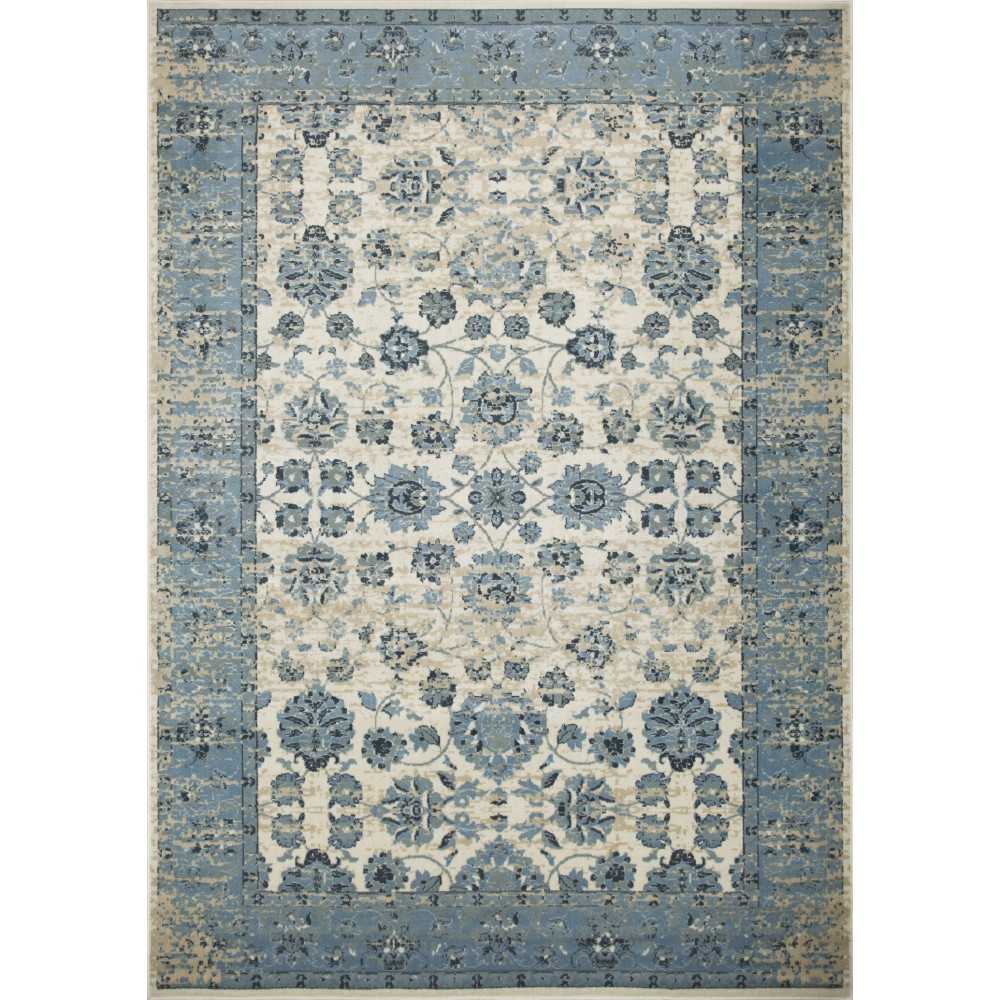 Heritage Ivory/Blue Elegance 5'3" x 7'8" Rug