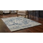 Heritage Ivory/Blue Traditions 5'3" x 7'8" Rug