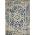 Heritage Ivory/Blue Traditions 7'7" x 7'7"RO Rug