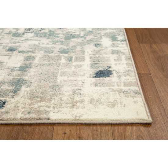 Heritage Beige/Blue Wonder 3'3" x 4'11" Rug