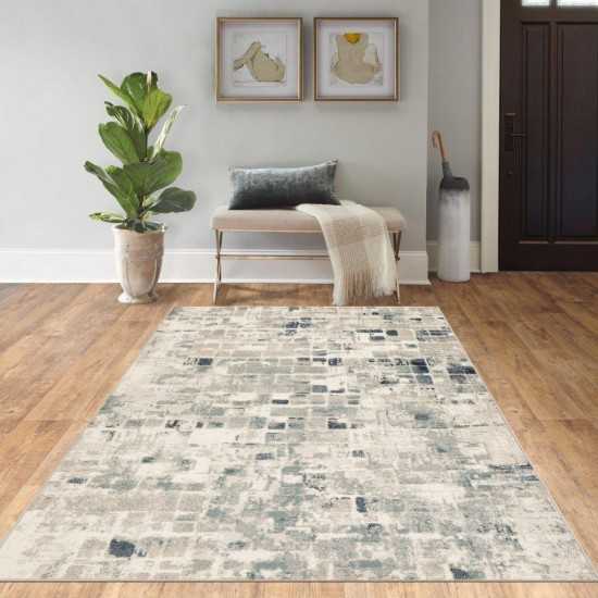 Heritage Beige/Blue Wonder 3'3" x 4'11" Rug