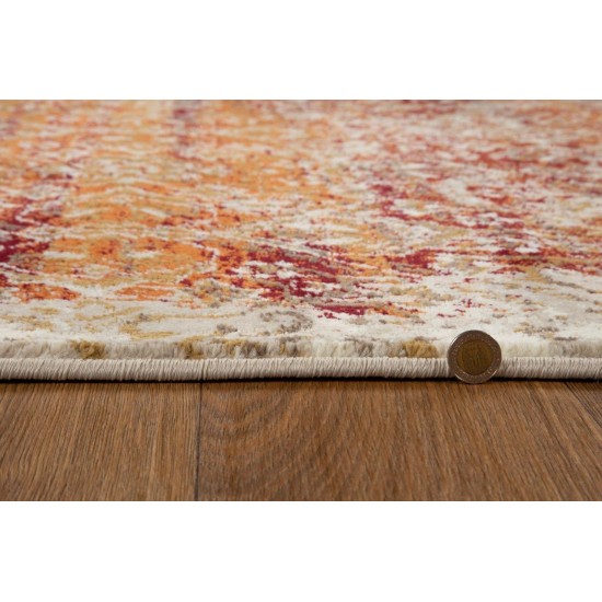 Heritage Ivory/Rust Anna 2'2" x 7'11" Runner Rug