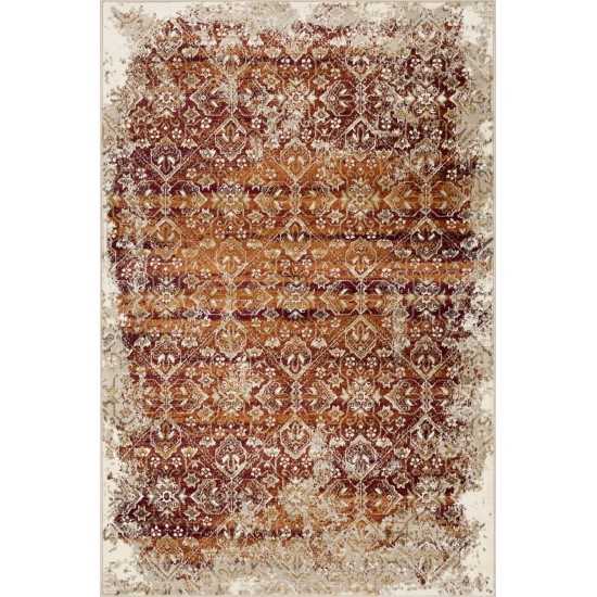 Heritage Ivory/Rust Anna 3'3" x 4'11" Rug