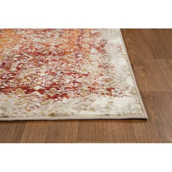 Heritage Ivory/Rust Anna 3'3" x 4'11" Rug
