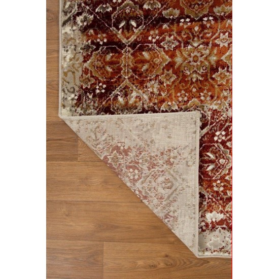 Heritage Ivory/Rust Anna 3'3" x 4'11" Rug