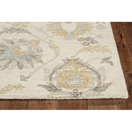 Hudson Ivory Chandler 2'3" x 8' Runner Rug