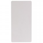 4-Foot Granite White Plastic Folding Table