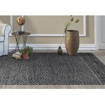 Hudson Grey/Black Retreat 6'6" x 9'6" Rug