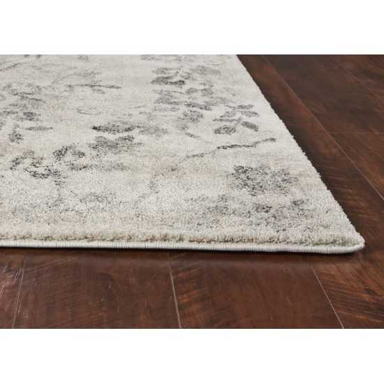 Hue Grey Timeless 2'2" x 7'6" Runner Rug