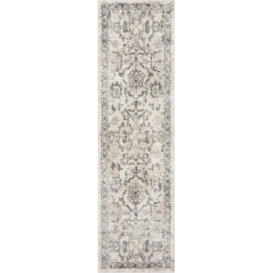 Hue Ivory Farrah 2'2" x 7'6" Runner Rug