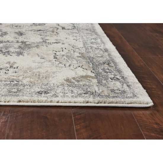 Hue Ivory Farrah 2'2" x 7'6" Runner Rug