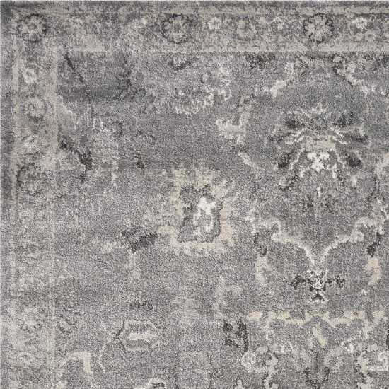 Hue Grey Farrah 2'2" x 7'6" Runner Rug