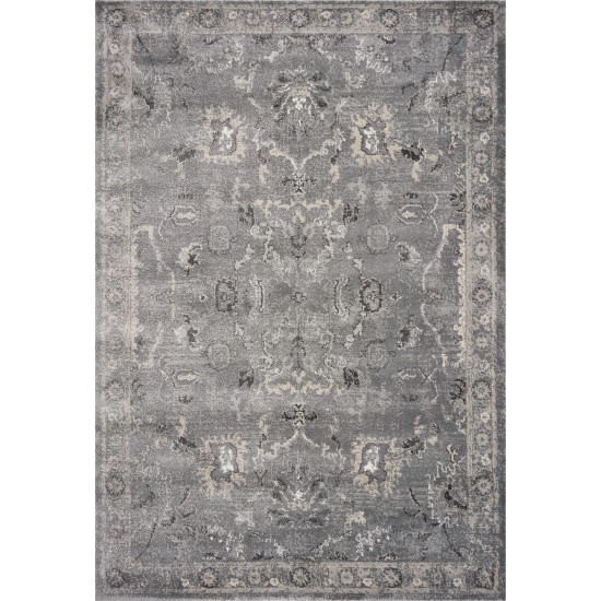 Hue Grey Farrah 5'3" x 7'7" Rug