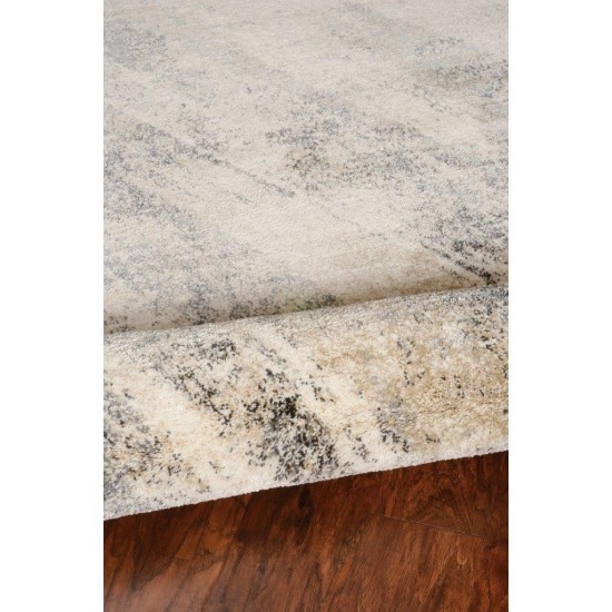 Hue Ivory/Grey Luster 7'10" x 9'10" Rug