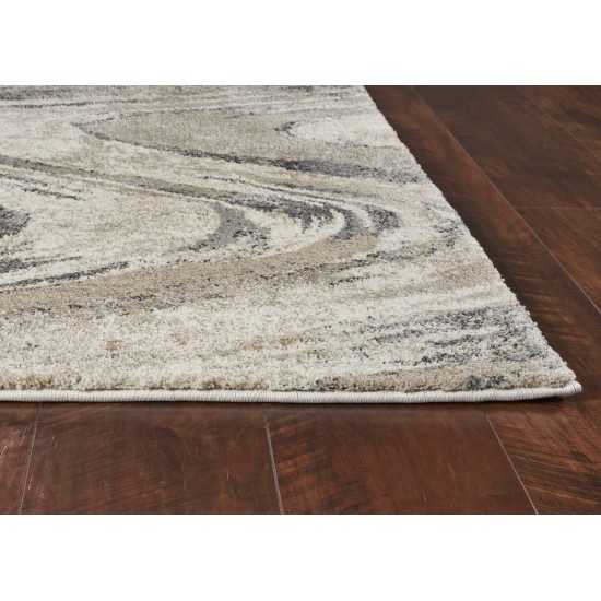 Hue Natural Groove 2'2" x 7'6" Runner Rug