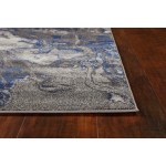 Illusions Grey Watercolors 3'3" x 4'11" Rug