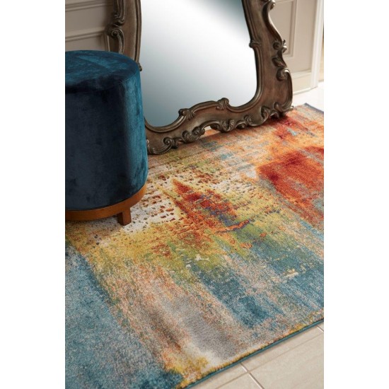 Illusions Multi Luminous 5'3" x 7'7" Rug