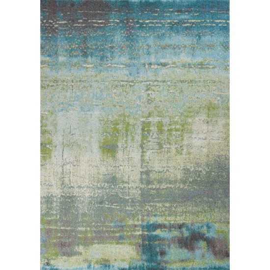 Illusions Blue/Green Escape 5'3" x 7'7" Rug