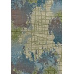 Illusions Green/Blue Visions 3'3" x 4'11" Rug