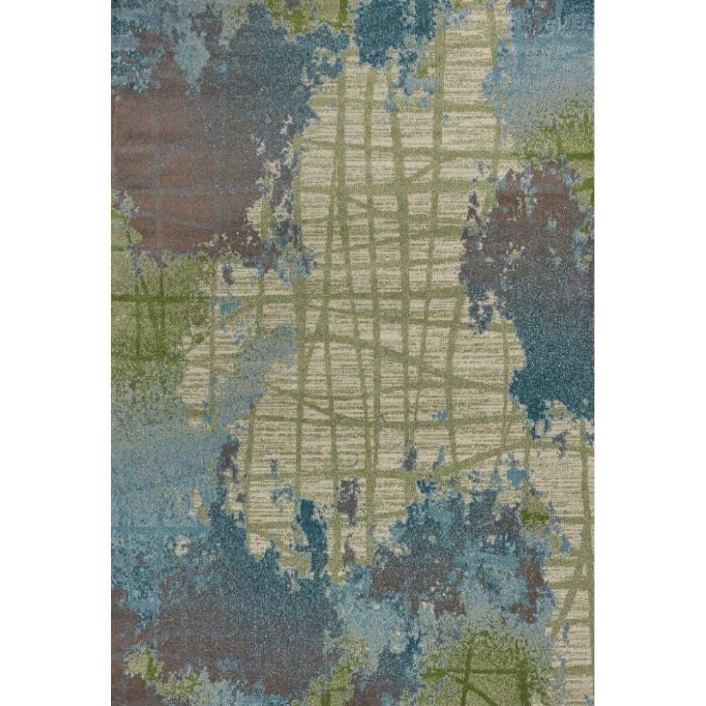 Illusions Green/Blue Visions 3'3" x 4'11" Rug