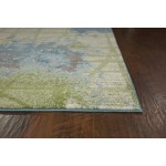 Illusions Green/Blue Visions 3'3" x 4'11" Rug