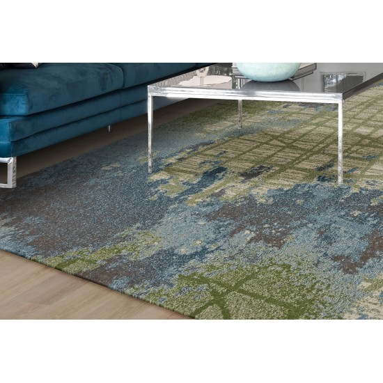 Illusions Green/Blue Visions 3'3" x 4'11" Rug